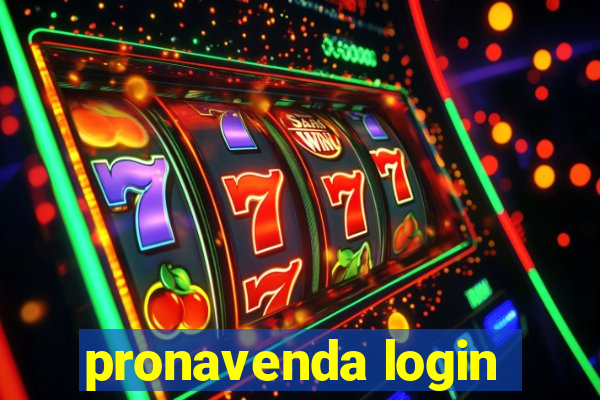 pronavenda login